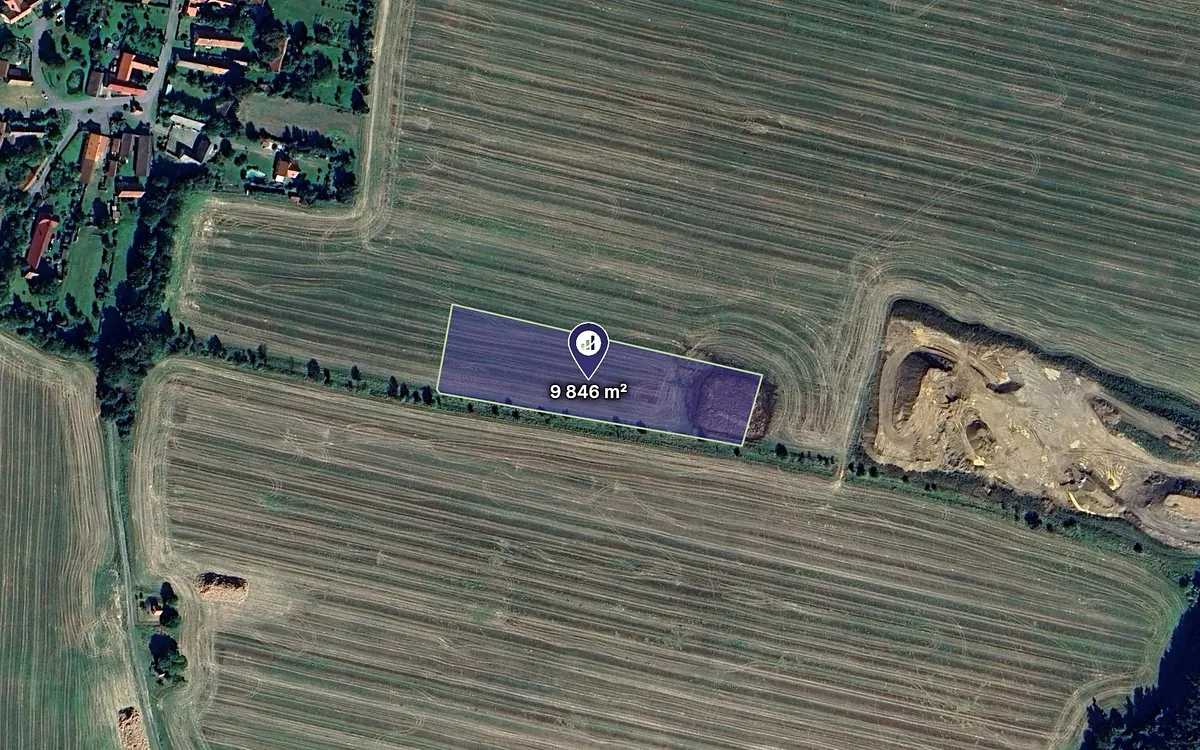 Prodej pole 9846 m²
